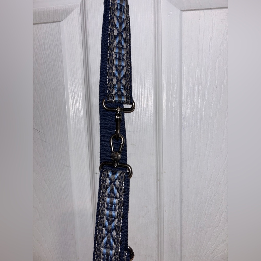 💙 Blue Patterned Guitar Strap for Crossbody Bag 💙 - Picture 2 of 2
